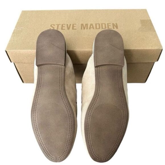 Steve Madden Kandi Camel Suede Slide Loafers Women’s Size 7.5 - Picture 6 of 8